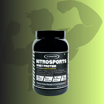 NITROSPORTS Whey Protein 1kg Chocolate Fudge